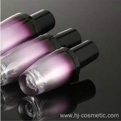 wholesales High-grade round Gradient purple cosmetics electroplating glass bottle/jars with good price